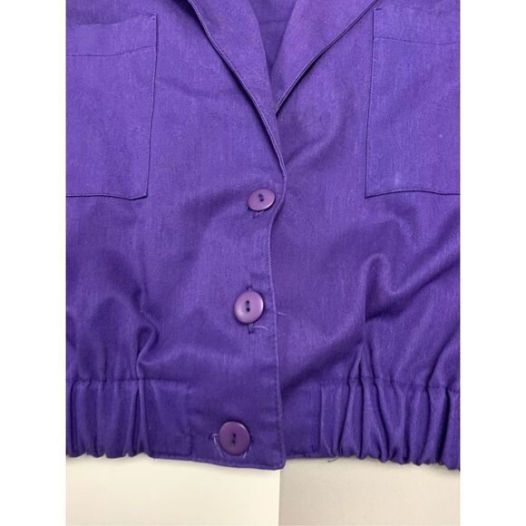 Vintage Purple Button Down Jacket - Picture 3 of 7